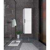 Orka Trio 40 Cm Mdf Beyaz Banyo Boy Dolabı