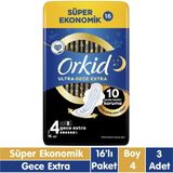 Orkid 16x3 Adet Ultra Gece Extra Ped