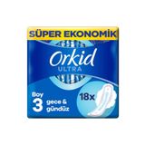 Orkid 18'li Ultra Ekstra Gece Hijyenik Ped