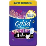 Orkid 4'lü Orkid Platinum Kanatlı Gece Ekstra 16 Adet Boy:4
