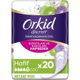 Orkid Discreet Mesane Pedi Hafif 20 Adet Uzun Süreli Kuruluk ve Rahatlık Sağlar