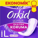 Orkid Ekonomik Günlük Koruma Ped Uzun 40LI Paket 8'li Avantaj Paketi - 8 Adet