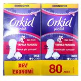 Orkid Ekonomik Paket Hijyenik Ped Yaprak Pamuksu İnce 80'li