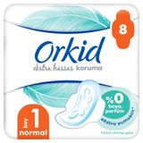 Orkid Extra Hassas Koruma (Boy 1) Normal 8li Hijyenik Ped