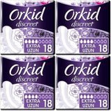 Orkid Extra Uzun 18x4 72 Adet Günlük Mesane Pedi