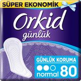 Orkid Günlük Normal Dev Ekonomi Paketi 2x80 Adet Ped