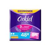 Orkid Günlük Ped Günlük Koruma Normal 48 Adet Ekonomik Paket (Tekli Paketlerde)