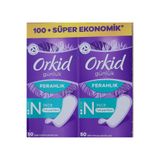 Orkid Günlük Ped İnce, Normal, Ekonomik Paket 100 Adet x 2 Paket (200 Adet)