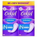 Orkid Günlük Ped Normal Dev Ekonomi Paket 80 Adet Ped