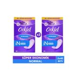 Orkid Günlük Ped Normal Ekonomik Paket 40'Lı X2