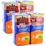 Orkid Hijyenik Ped Ultra Extra Normal 26'li Milli Takım Cesaret Paketi x 2 Adet