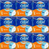 Orkid Hijyenik Ped Ultra Extra Normal 72 Adet Kanatlı Gece Ekstra Kullanım Standart Pk (9pk*8)