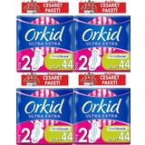 Orkid Hijyenik Ped Ultra Extra Uzun 44'Lü Milli Takım Cesaret Paketi 4 Adet