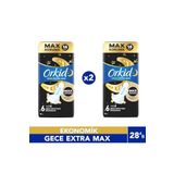 Orkid Hijyenik Ped Ultra Gece Ekstra Max 14' Lü 2 Adet