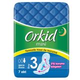 Orkid Maxi Gece Tekli Paket 7 Adet Hijyenik Ped
