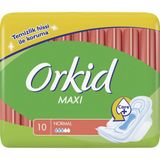 Orkid Maxi Hijyenik Ped Normal (Boy 1) 10 Adet Ped (Tekli Paketlerde)