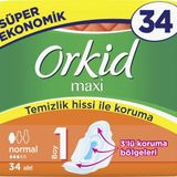 Orkid Maxi Normal 5x34'lü Süper Ekonomik Paket Hijyenik Ped
