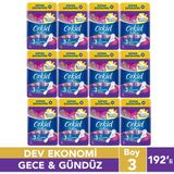 Orkid Platinum 192 Adet Gündüz & Gece Hijyenik Ped Sızıntı Önleyici Teknoloji ile 5 Kat Rahatlık