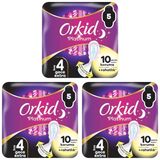 Orkid Platinum Gece Ekstra (Boy 4) 5 Adet Hijyenik Ped 3lü paket