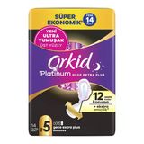 Orkid Platinum Gece Ekstra Plus 14'lü - 6 Adet