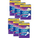 Orkid Platinum Gece Hijyenik Ped 96 Adet – Nefes Alabilen Yüzeyli, Geliştirilmiş Koruma ve Üstün Konfor, 16'lı × 6 Paket