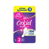 Orkid Platinum Hijyenik Ped Dörtlü Uzun 18 - Yumuşak ve Kuru Konfor