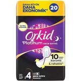 Orkid Platinum Hijyenik Ped Gece Ekstra (Boy 4) 20 Adet Ped