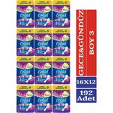 Orkid Platinum Hijyenik Ped Gece&gündüz Süper Ekonomik 192 Adet 16X12