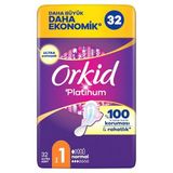 Orkid Platinum Hijyenik Ped Normal (Boy 1) 32 Adet Ped
