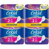 Orkid Platinum Hijyenik Ped Uzun Ekonomik Paket 12 Ped 2li paket