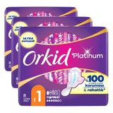 Orkid Platinum Normal (Boy 1) 8 adet Hijyenik Ped 3lü paket