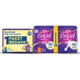 Orkid Platinum Normal + Gece 20’li Eda Erdem Paketi Hijyenik Ped