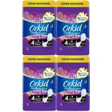 Orkid Platinum Süper Ekonomik Gece Extra 16'lı 4 Adet