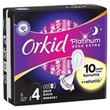 Orkid Platinum Tekli Paket Gece Ekstra Plus 5 Adet Hijyenik Ped