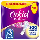Orkid Platinum Ultra Gece Boy 3 10 Adet Hijyenik Ped