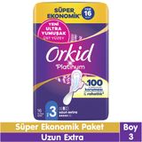 Orkid Platinum Uzun Ekstra 16 Adet Hijyenik Ped