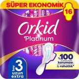 Orkid Platinum Uzun Ekstra Dörtlü Paket 16 Adet (5'li Paket)
