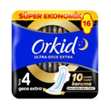 Orkid Ultra Ekstra Dörtlü Paket Gece Ekstra 16'lı