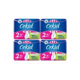 Orkid Ultra Extra 2 Numara Uzun 7li 4 Adet Hijyenik Ped