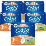 Orkid Ultra Extra Hijyenik Normal Ped 5'li Paket Gün Boyu Konfor ve Nefes Alabilen Yüzey