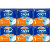 Orkid Ultra Extra Normal Hijyenik Ped, 48 Adet (6 Paket x 8 Adet)