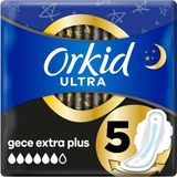 Orkid Ultra Extra Tekli Gece Extra Plus Tekli Paket 5 Ped 2 Adet