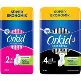 Orkid Ultra Extra Uzun 22 Adet - Ultra Extra Gece Extra 18 2'li Set