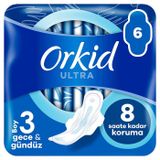 Orkid Ultra Extra Uzun Extra Boy 3 Hijyenik Ped 6'lı
