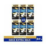 Orkid Ultra Gece Ekstra Max Hijyenik Ped 14'lü 6 Adet Nefes Alabilen Yüzey ile