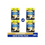 Orkid Ultra Gece Ekstra Plus (Boy 5) 20 Adet Hijyenik Ped 4 Adet
