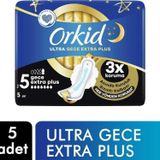 Orkid Ultra Gece Ekstra Plus Hijyenik Ped 5'Li Paket 8006540130186 Kategori: Hijyenik Ped