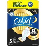 Orkid Ultra Gece Extra Plus (Boy 5) Hijyenik Ped 20'li