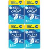 Orkid Ultra Gündüz Uzun Ekstra Eko Paket Hijyenik Ped 24'Lü 4 Paket