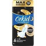 Orkid Ultra Hijyenik Ped Gece Extra Max (Boy 6) 14 Adet Ped